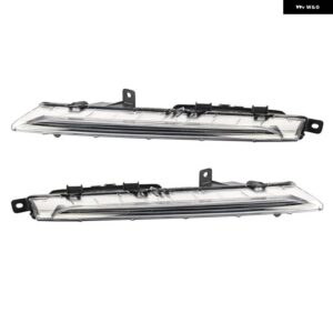 ポルシェ 車 LED デイタイム ランニングランプ カイエン 2019-21 フロント フォグライト 信号ランプ 9Y0941181 9Y09411 - Left and Right