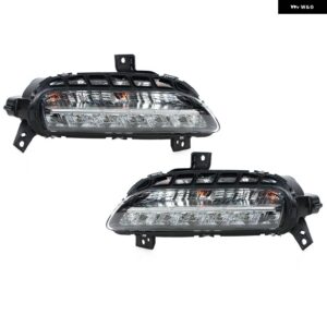 ポルシェ LED デイタイム ランニングライト パナメーラ 2010-13 フォグランプ フロントバンパー ライト 97063108103 9706 - 1 Pair