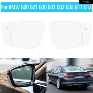 BMW バックミラー ガラス 345678シリーズ G11 G12 G20 G30 G38 電熱とワイヤーアシストバックミラー レンズ 付き - 1Pair
