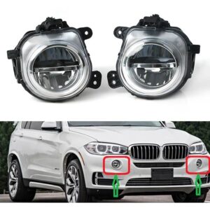 BMW X3 F25 X4 F26 X5 F15 F85 2014 2015 2016 フロントバンパー LED フォグライト ランプ DRL ドライビングランプ 63177317251 63177317252 - 1 Left and 1 Right