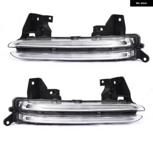 ポルシェ デイタイム ランニングライト デイライト パナメーラ GTS 2014-2017 LED DRL 運転 フォグランプ ライト 970631 - Left and Right