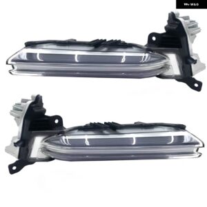 ポルシェ パナメーラ 971 2018 2019 2020 車 LED デイタイム ランニングランプ フロント フォグライト 信号ランプ 97195 - Left and Right