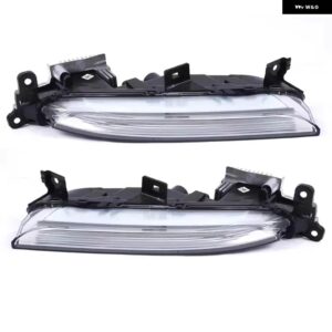 ポルシェ パナメーラ 2018 2019 2020 車 LED デイタイム ランニングランプ フロント フォグライト 信号ランプ 971953041 - Left and Right