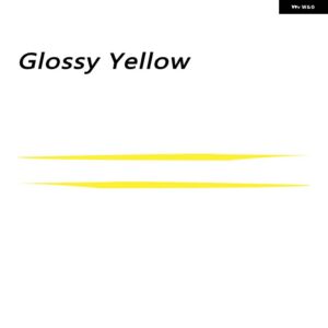 BMW 4シリーズ グランクーペ F36 アクセサリードアサイドアッパー ストライプ スカートウエストラインビニール DIY デカール ステッカー - Glossy Yellow