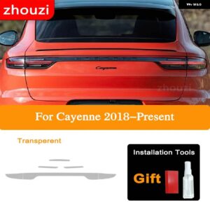 ポルシェ カイエン 2020 2022 2011-ON 958 ヘッドライト ティントブラック フィルム テールライト クリア TPU ステッ - 18-On Taillight T