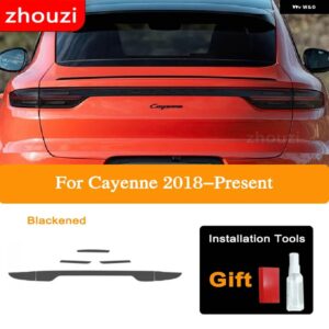 ポルシェ カイエン 2020 2022 2011-ON 958 ヘッドライト ティントブラック フィルム テールライト クリア TPU ステッ - 18-On Taillight B