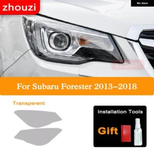 スバル フォレスター 2019 2020 2013-ON ヘッドライト ティントブラック フィルム クリア TPU ステッ - 2013-2018 T