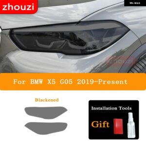 BMW ヘッドライト ティントスモークブラック フィルム TPU ステッカー X1 F48 X2 F39 X3 F25 G01 X4 F26 G02 X5 F15 G05 X6 F16 G06 X7 - X5 G05