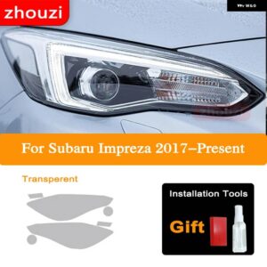 スバル インプレッサハハバック GP 2012-2016 2017-ON ヘッドライト ティントブラック フィルム クリア TPU ステッ - 2017-Present T