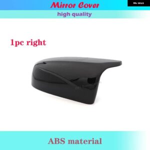 BMW X5 E70 X6 E71 2008-13 サイドウイングミラー カバー リアビューキャップブラックタイプ - Black-1pc-Right