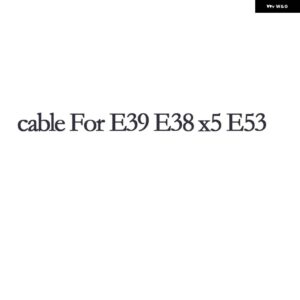 BMW ケーブル E46 E39 E60 E90 E92 E82 E87 E38 E84 E83 E53 E86 E89 LED ギア シフトノブ 自動 - For E39 E38 x5 E53