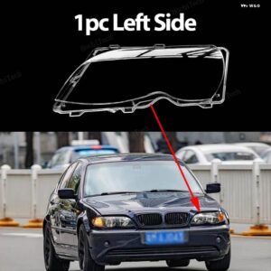 BMW ヘッドライト レンズ カバー クリア ヘッドライト ランプシェル 3シリーズ E46 318I 320 325I 4 ドアセダン 2002-2005 - 1pc Left Side