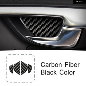 ボルボ カーボン窓ガラス 昇降フレーム トリム S60 V60 2010-2018 LHD エアコンアウトレットパネル インテリア アクセサリー - inner　door　bowl