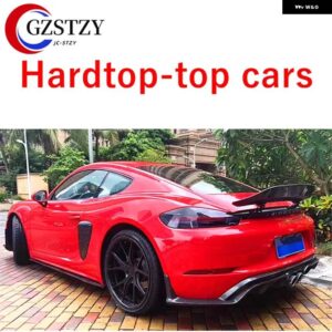 ポルシェ カーボンリアトランク スポイラーウイング ケイマン 718 スポイラー 2016-20 - Carbon fiber3