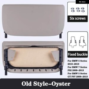 BMW カーシート バックパネルカバー 5シリーズ F10 GT 7シリーズ F01 F02 ABS キャップ収納ポケット交換アクセサリー - Old Style-Oyster