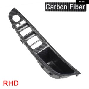 BMW アップグレード インテリア ドア アームレスト ウィンドウスイッチ パネル プルハンドル セット 5シリーズ F10 F11 F18 520I 523I 525I 528I 535I - Carbon RHD