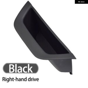 BMW LHD RHD 車左/右フロント インテリア ドアハンドルインナー運転席サイドパネルハンドルプル ABS トリム X3 X4 F25 F26 2011 - Black-RHD