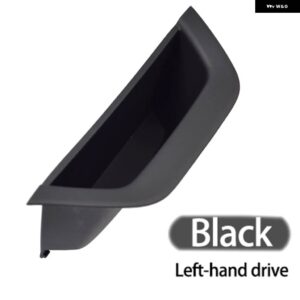 BMW LHD RHD 車左/右フロント インテリア ドアハンドルインナー運転席サイドパネルハンドルプル ABS トリム X3 X4 F25 F26 2011 - Black-LHD