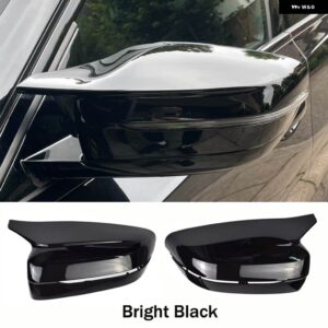 BMW 3 5 6 7 8シリーズ G20 G21 G28 320D 330E 330I G30 G38 GT 6GT G32 G11 G12 G15 G16 サイドウイングミラー カバー リアビューキャップ - Glossy Black