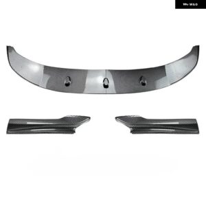 BMW 5シリーズ F10 F11 535I 528I M550D 2010-2016 XDRIVE M スポーツ フロント バンパー リップ スポイラー 黒カーボンの外観 - Carbon Look Set