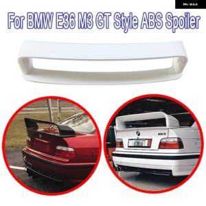 BMW E36 M3 リアウイング ABS プラスチックマテリアル未塗装ガラス ブラックスポイラー 3シリーズ E36 1990-2000 スポイラー - Silver