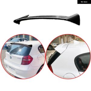 BMW 1シリーズ E87 2004-2012 116I 118I 120I ハッチバック ルーフ スポイラー カーボン ルック ABS リアウイング 黒白 - Glossy Black
