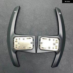 BMW M3 M4 M5 X3M X4M G20 G80 G82 G83 F90 F97 F98 Z4 G29 カーボン ステアリング ホイールパドル シフター 延長 トリム カバー - black