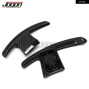 BMW M3 M4 M5 X3M X4M G20 G80 G82 G83 F90 F97 F98 Z4 G29 カーボン ステアリング ホイールパドル シフター 延長 トリム カバー - Black Carbon