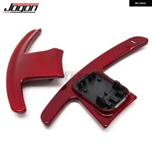 BMW M3 M4 M5 X3M X4M G20 G80 G82 G83 F90 F97 F98 Z4 G29 カーボン ステアリング ホイールパドル シフター 延長 トリム カバー - Red Carbon