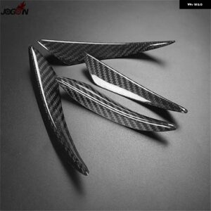 BMW カーボンフロントバンパー リップサイドカナードスポイラー ステッカー トリム アクセサリー M2 E90 E92 M3 M5 M6 E93 F10 F12 F13 F16 F87 - Carbon Fiber