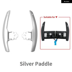 BMW F87 M2 F80 M3 F82 F83 M4 F10 M5 F12 F13 F06 M6 F85 X5M F86 X6M ステアリング ホイールパドル延長 シフター - Silver