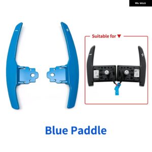 BMW F87 M2 F80 M3 F82 F83 M4 F10 M5 F12 F13 F06 M6 F85 X5M F86 X6M ステアリング ホイールパドル延長 シフター - Blue