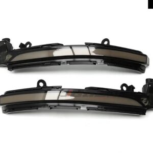 ジャガー XE XF XJ F-TYPE XK XKR I-PACE X250 X260 ダイナミック ターン シグナル ライト LED サイドミ - smoked black