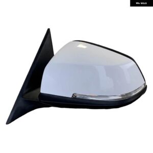 BMW サイドバックミラー アセンブリ アクセサリー加熱自動サイドミラー 電動折りたたみ -3シリーズ F30 2011 2012 2013-2018 - Left - White