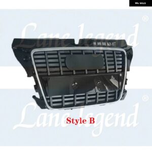 アウディ フロント レーシンググリル 吸気グリル A3/S3 2009-13 ABS グリルカバー 自動 - Style B