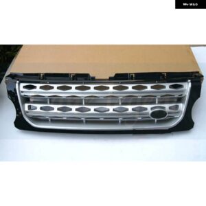 ランドローバー 外装 バンパー フロント レーシンググリル ディスカバリー 4 2010-2016 グリル ABS マスク自動車 アクセサリー - SILVER FOR 2014-2016