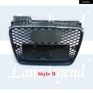 アウディ RS4 フロントスポーツハニカムフード グリルラジエーターグリル A4 S4 B7 2005 2006 2007 2008 アクセサリー - Style B