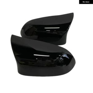 BMW 自動車 リアビューサイドミラー カバー トリム F25 X3 F26 X4 F15 X5 F16 X6 2014 2015-2018 ブライトブラックカーボン - Bright Black