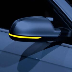 アウディ 2個 ダイナミックウィンカー LED サイドミラー インジケーターウインカーリピーターライト A3 8P A4 A5 Q3 A6 C6 S6 B8.5 S5 RS5 RS4 - Yellow