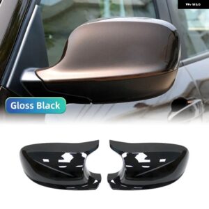 BMW X1 E84 X3 F25 PRE-LCI 2010-13 パーツスタイリングサイドドアバックミラー サイドミラー カバー キャップ M - Bright Black