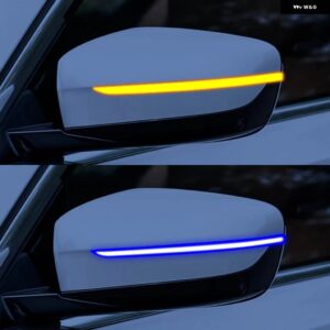 BMW 3 5 6 7 8シリーズ G20 G30 G31 G32 G11 G12 G14 G15 M5 F90 サイドミラー インジケーター車 LED ダイナミック ウィンカーライト ウインカー - Blue-Yellow
