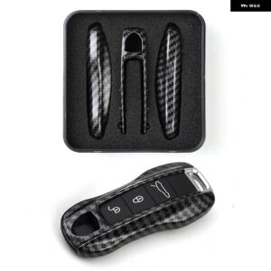 ポルシェ ボクスターケイマンパナメーラ カイエン 911 キーカバー 918 997 991 カーボンキーケースカーアクセサリーカバー - B-3pcs