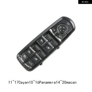 ポルシェ カイエン パナメーラ MACAN718 ガラス リフト ウィンドウ スイッチ 左右 ボタン アクセサリー - E