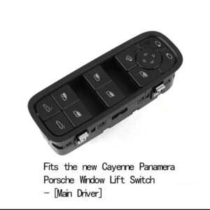 ポルシェ カイエン パナメーラ MACAN718 ガラス リフト ウィンドウ スイッチ 左右 ボタン アクセサリー - M