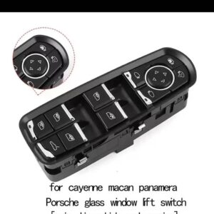 ポルシェ カイエン パナメーラ MACAN718 ガラス リフト ウィンドウ スイッチ 左右 ボタン アクセサリー - K