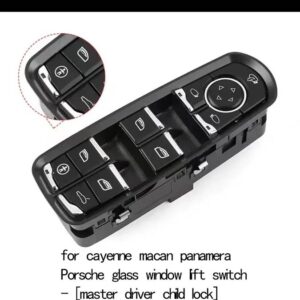 ポルシェ カイエン パナメーラ MACAN718 ガラス リフト ウィンドウ スイッチ 左右 ボタン アクセサリー - L