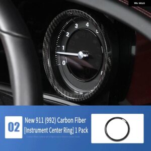 ポルシェ 911 カーボン内 外装 トリム カバー ステアリングホイールギアヘッド 992 アクセサリーカーボン - For New 911 (992)14
