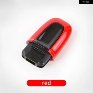 ポルシェ ワンキー スタートキー マカン カイエン パナメーラ 内装 カスタム スタートキー シェル - red