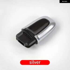 ポルシェ ワンキー スタートキー マカン カイエン パナメーラ 内装 カスタム スタートキー シェル - Silver