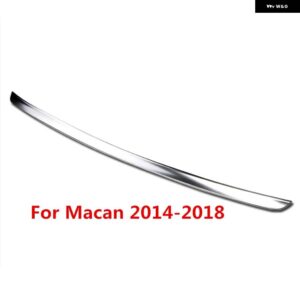 ポルシェ カイエン 2015 2016 2017 マカン 2014-2018 リアトランクテールゲートドア蓋カバー リフトゲートガーニッシュモールド - For Macan